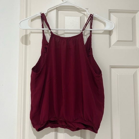 Burgundy tank top - Picture 2 of 2